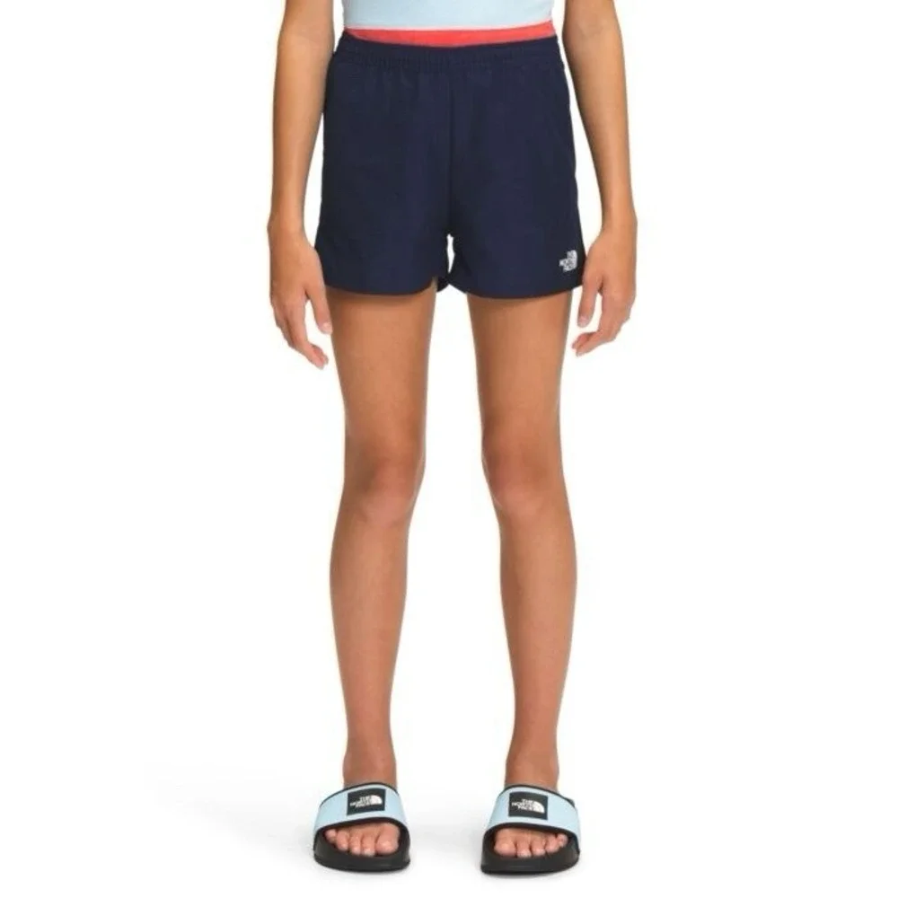 NEW The North Face Girls Class V Water Short Flash Dry Hiking Blue Large (14/16)